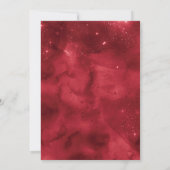 Invitation Rose Red Gold Luxury Butterfly Quinceanera (Dos)