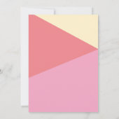 Invitation Rose rétro | Fille moderne n'importe quel âge fête (Dos)