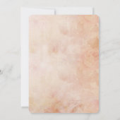 Invitation Rose romantique et dentelle BRIDAL DOUCHE Invitati (Dos)