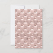 Invitation Rose Rose Gold Paris Quinceañera (Dos)