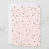 Invitation Rose & Rose Gold Vingt et un fête d'anniversaire 2 (Dos)