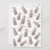 Invitation Rose rose Juicy Ananas Summer Sweet 16 Party (Dos)