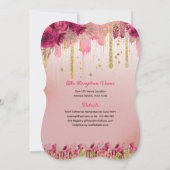 Invitation Rose rose rose rose or Quinceanera robe Roses flor (Dos)