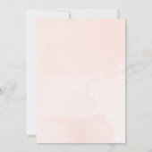 Invitation Rose rose rose rose rose rose or floral fille baby (Dos)