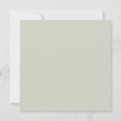 Invitation Rose rose rousse Rustique Mariage floral (Dos)