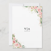 Invitation Rose Rose Vive Or La Nuit Avant L'Invitation (Dos)