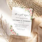 Invitation Rose Rose Vive Or La Nuit Avant L'Invitation