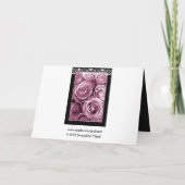 Invitation ROSE Roses MEILLEUR AMI Soyez ma femme d'honneur (Dos)