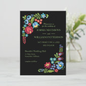 Invitation Rose rouge hongroise (Debout devant)