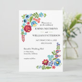 Invitation Rose rouge hongroise (Debout devant)