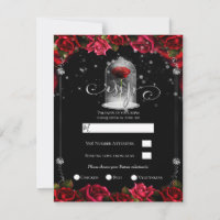 Rose Rouge Magique Or Blanc Argent Noir RSVP