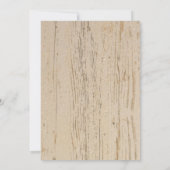 Invitation Rose rustique vintage (Dos)