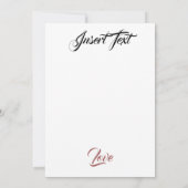 Invitation Rose Silken (Dos)