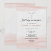 Invitation Rose Simplement (Devant / Derrière)