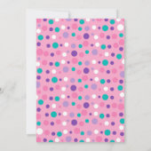 Invitation Rose Sous La Mer Baleine Nautique Anniversaire (Dos)