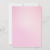 Invitation Rose sous le baby shower marin (Dos)