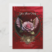 Invitation Rose Steampunk (Devant)