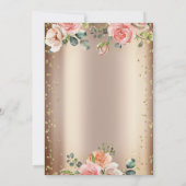 Invitation Rose Stylish Girl, Diamonds Cooper Quinceañera (Dos)