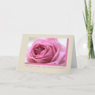 Invitation rose taupe rose robe de demoiselle d'honneur