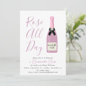 Invitation Rose toute la journée Napa Winery Bachelorette Inv (Debout devant)