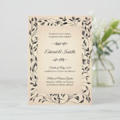 Invitation Rose victorien (Debout devant)