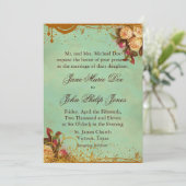 Invitation Rose victorienne (Debout devant)