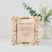 Invitation Rose vintage (Debout devant)