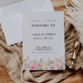 Invitation Rose Wedding invite Modèle