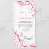 Invitation Rosée de la lame de Filigree (Devant / Derrière)