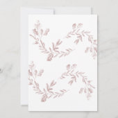 Invitation Rosegold, Faire-part de mariage, Or ros (Dos)