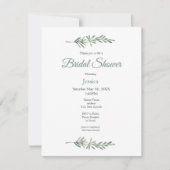 Invitation Rosemaire aquarelle (Devant)