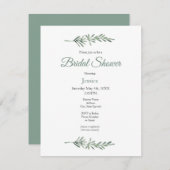 Invitation Rosemaire aquarelle (Devant / Derrière)