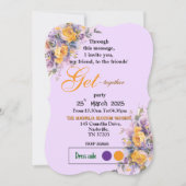 Invitation Roses Amicales (Devant)