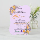 Invitation Roses Amicales (Debout devant)