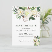 Invitation Roses aquarelle (Debout devant)