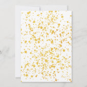 Invitation Roses aux bougies Parties scintillant Mariage roma (Dos)