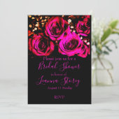 Invitation Roses & Bébé Respiration (Debout devant)