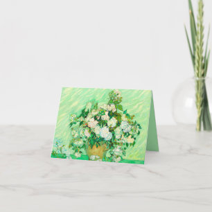 Invitation Roses blanches de Van Gogh