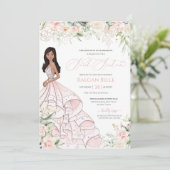 Invitation Roses Blanches Roses Blanches Vitrées de luxe Swee (Debout devant)