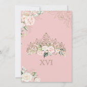 Invitation Roses Blanches Roses Blanches Vitrées de luxe Swee (Dos)