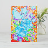 Invitation Roses Bleues (Debout devant)