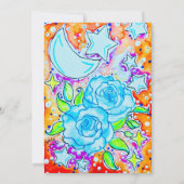 Invitation Roses Bleues (Dos)
