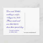 Invitation Roses Bleues-personnaliser (Dos)