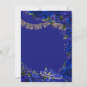 Invitation Roses Bleus Elegant Charro Quinceanera (Dos)
