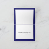 Invitation Roses Bleus Occidentaux Charra Quinceanera Merci (Intérieur)