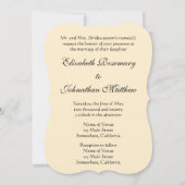 Invitation Roses dans un Vase de Renoir, Mariage Floral Vinta (Dos)