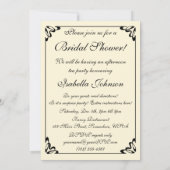 Invitation Roses dans un vase de Renoir, Réception de mariage (Dos)