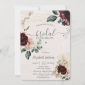 Invitation Roses de Bourgogne, Verre à vin, Lights Bridal Lun (Devant)