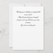 Invitation Roses en fleur - Anniversaire élégant (Dos)