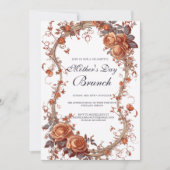 Invitation Roses et Brunches Brunch Fête des Mères (Devant)